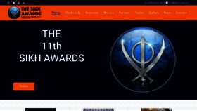 What Thesikhawards.com website looked like in 2020 (3 years ago)