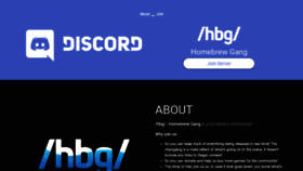 What Thehbg.shop website looked like in 2020 (3 years ago)