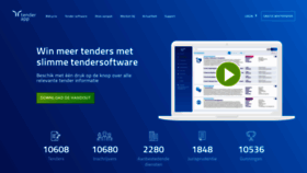 What Tenderapp.eu website looked like in 2020 (3 years ago)