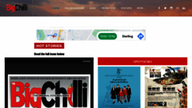 What Thebigchilli.com website looked like in 2020 (3 years ago)