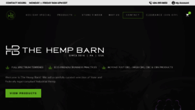What Thehempbarn.com website looked like in 2020 (3 years ago)