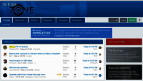 What Theadminzone.com website looked like in 2020 (3 years ago)
