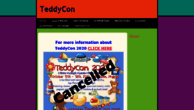 What Teddycon.org website looked like in 2020 (5 years ago)