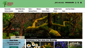 What Trees-plants.com website looked like in 2020 (3 years ago)