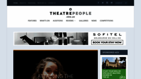 What Theatrepeople.com.au website looked like in 2020 (3 years ago)