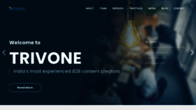 What Trivone.com website looked like in 2020 (3 years ago)