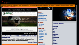 What Teletec.it website looked like in 2020 (3 years ago)