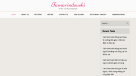 What Tamarindsushi.com website looked like in 2020 (3 years ago)