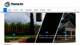 What Theme.fm website looked like in 2020 (3 years ago)