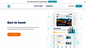 What Triip.me website looked like in 2020 (4 years ago)