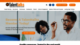 What Talenttalks.net website looked like in 2020 (3 years ago)