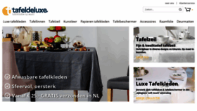 What Tafeldeluxe.nl website looked like in 2020 (3 years ago)