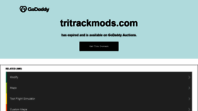 What Tritrackmods.com website looked like in 2020 (3 years ago)