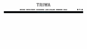 What Triwa.jp website looked like in 2020 (3 years ago)