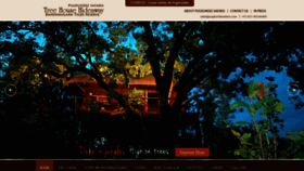What Treehousehideaway.com website looked like in 2020 (3 years ago)