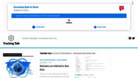 What Trackingtalk.com website looked like in 2020 (3 years ago)