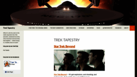 What Trektapestry.com website looked like in 2020 (3 years ago)