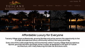 What Tuscanyhomeowners.com website looked like in 2020 (3 years ago)
