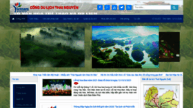 What Thainguyentourism.vn website looked like in 2020 (3 years ago)