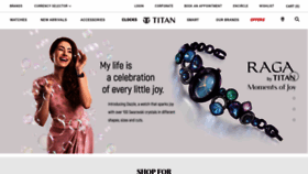 What Titan.co.in website looked like in 2020 (3 years ago)