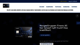 What Trumfvisa.no website looked like in 2020 (3 years ago)