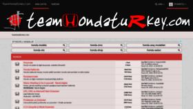 What Teamhondaturkey.com website looked like in 2020 (3 years ago)