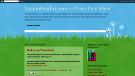 What Tanamsendiri.com website looked like in 2020 (3 years ago)