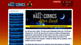 What Thehallofcomics.com website looked like in 2020 (3 years ago)