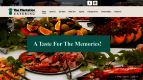 What Theplantationcatering.com website looked like in 2020 (3 years ago)