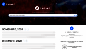 What Ticketpoint.mx website looked like in 2020 (3 years ago)