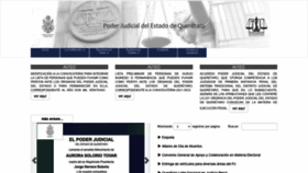 What Tribunalqro.gob.mx website looked like in 2020 (3 years ago)