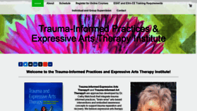 What Trauma-informedpractice.com website looked like in 2020 (3 years ago)