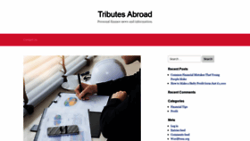 What Tributesabroad.co.uk website looked like in 2020 (3 years ago)