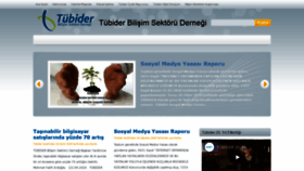 What Tubider.org.tr website looked like in 2020 (3 years ago)