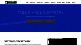 What Tailormade.com website looked like in 2020 (3 years ago)
