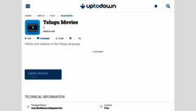What Telugu-movies.en.uptodown.com website looked like in 2020 (3 years ago)