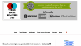 What Tonsilstoneremedies.net website looked like in 2020 (3 years ago)