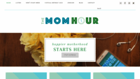 What Themomhour.com website looked like in 2020 (3 years ago)