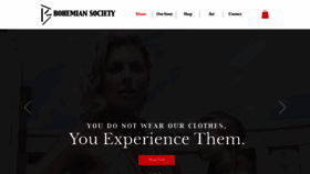 What Thebohemiansociety.com website looked like in 2020 (3 years ago)