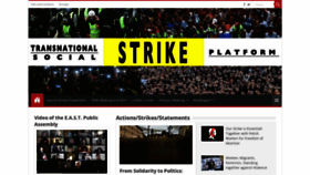 What Transnational-strike.info website looked like in 2020 (3 years ago)