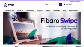 What Trik.pl website looked like in 2020 (3 years ago)