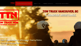 What Towtrucknowbc.ca website looked like in 2020 (3 years ago)