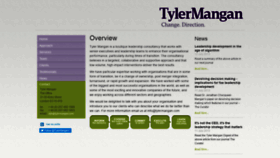 What Tylermangan.com website looked like in 2020 (3 years ago)