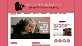 What Theperfumeexpert.com website looked like in 2020 (3 years ago)