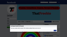 What Thatfreebie.com website looked like in 2020 (3 years ago)