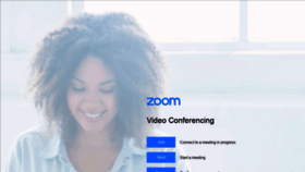 What Telesign.zoom.us website looked like in 2020 (3 years ago)