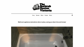 What Thebathtubdoctorvictoria.ca website looked like in 2020 (3 years ago)