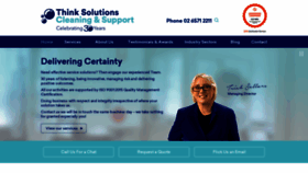 What Thinksolutionscleaning.com.au website looked like in 2020 (3 years ago)
