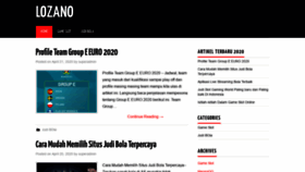 What Tilsalozano.net website looked like in 2020 (3 years ago)