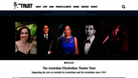 What Thetrust.org.au website looked like in 2020 (3 years ago)